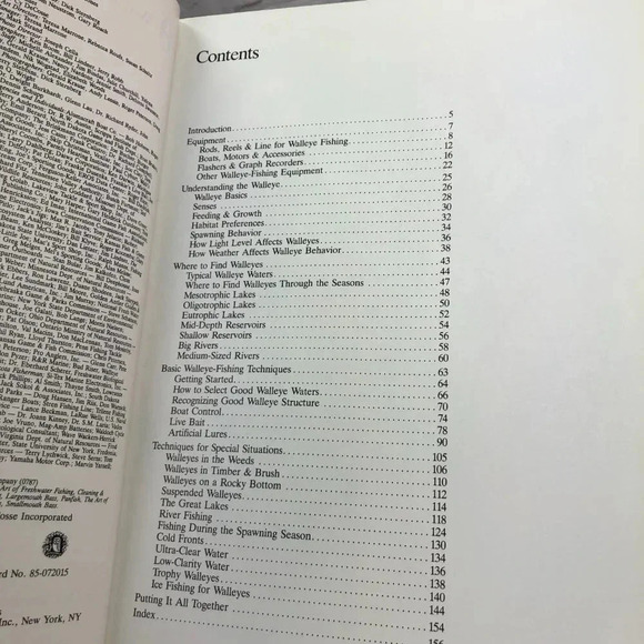 vintage the hunting and fishing library walleye 1986 - Picture 5 of 8